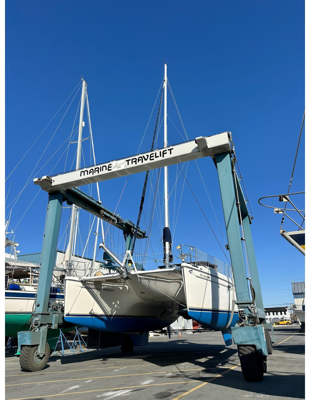 boatyard, Privilege 435, catamaran for sale