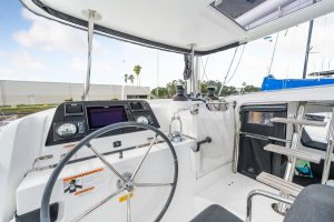 helm, Lagoon 42, catamaran for sale