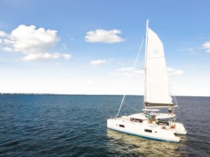 underway, Lagoon 42, catamaran for sale