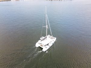 underway, Lagoon 42, catamaran for sale
