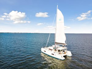 underway, Lagoon 42, catamaran for sale