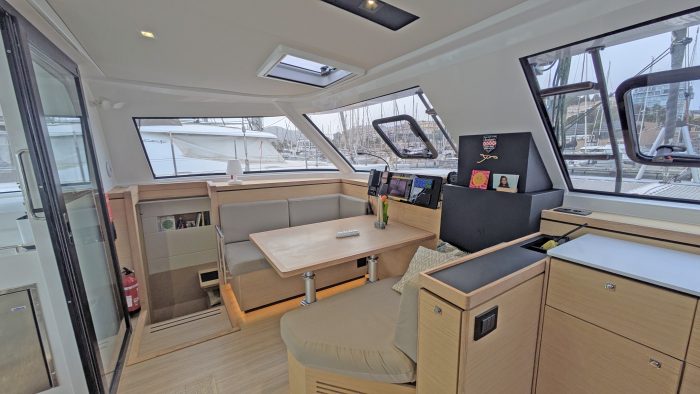 navigation station, Nautitech 40 Open, catamaran for sale
