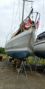 boatyard, Ovni 37 Sonate, sailboat for sale