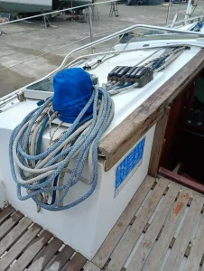deck, Ovni 37 Sonate, sailboat for sale