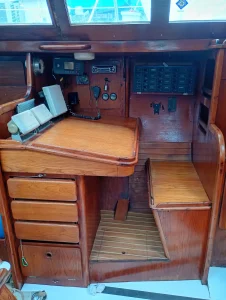 navigation station, Ovni 37 Sonate, sailboat for sale