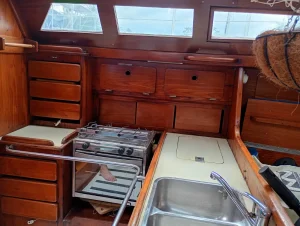 interior, Ovni 37 Sonate, sailboat for sale