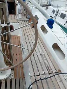 helm, Ovni 37 Sonate, sailboat for sale