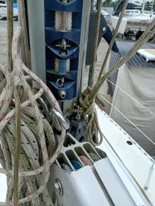 deck, Ovni 37 Sonate, sailboat for sale