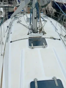 deck, Ovni 37 Sonate, sailboat for sale