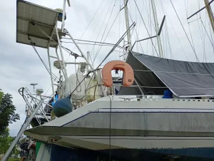 boatyard, Ovni 37 Sonate, sailboat for sale
