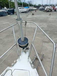 deck, Ovni 37 Sonate, sailboat for sale