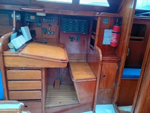 navigation station, Ovni 37 Sonate, sailboat for sale