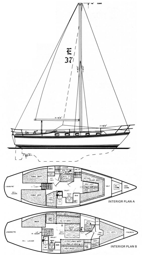 Endeavour 37, sailboat for sale