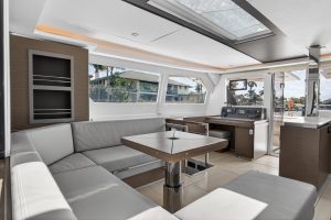 salon, Leopard 50, catamaran for sale