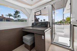 navigation station, Leopard 50, catamaran for sale