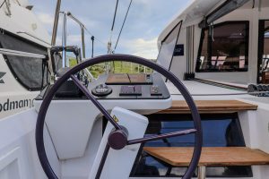 helm, Nautitech 44 Open, catamaran for sale