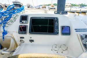helm, Lagoon 39, catamaran for sale