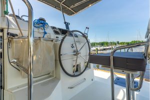 helm, Lagoon 39, catamaran for sale