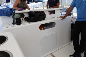cockpit, FP 80 Tahiti, catamaran for sale