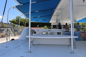 deck, FP 80 Tahiti, catamaran for sale
