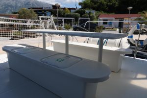 cockpit, FP 80 Tahiti, catamaran for sale