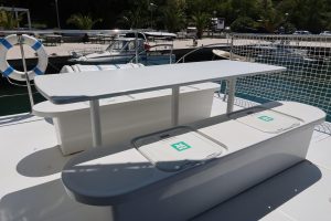 deck, FP 80 Tahiti, catamaran for sale