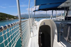 deck, FP 80 Tahiti, catamaran for sale