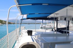 cockpit, FP 80 Tahiti, catamaran for sale