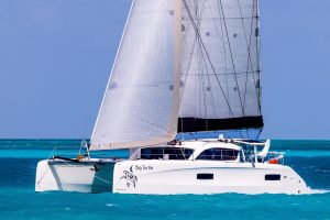 underway, Outremer 45, catamaran for sale