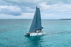 underway, Outremer 45, catamaran for sale