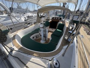 cockpit, Taswell 49, sailboat for sale