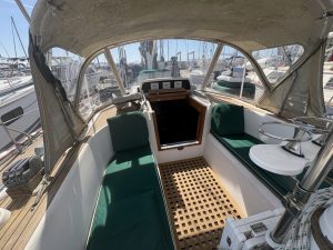 cockpit, Taswell 49, sailboat for sale