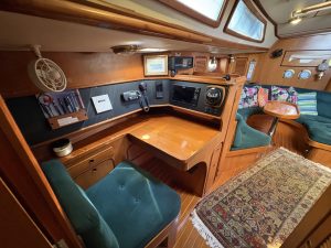 navigation station, Taswell 49, sailboat for sale