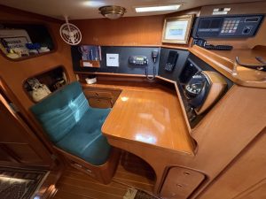 navigation station, Taswell 49, sailboat for sale