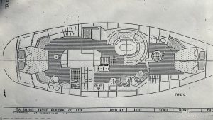 diagram, Taswell 49, sailboat for sale