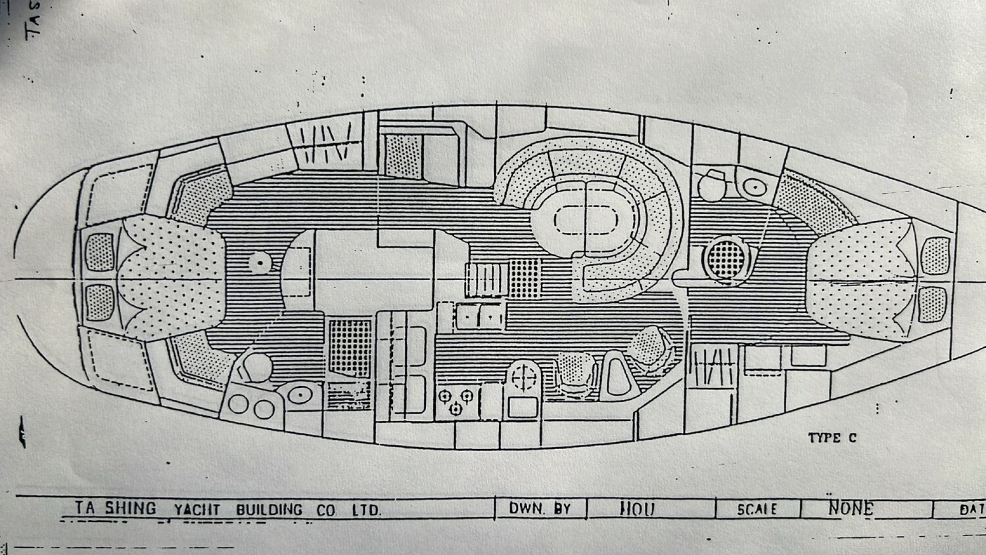 diagram, Taswell 49, sailboat for sale