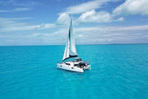 underway, Lagoon 450, catamaran for sale