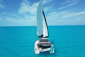 underway, Lagoon 450, catamaran for sale
