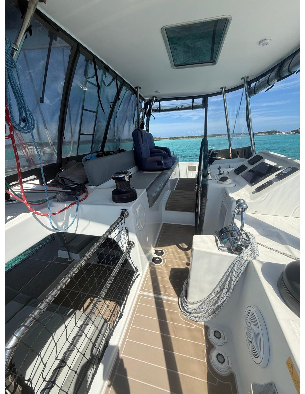 helm, Lagoon 450, catamaran for sale