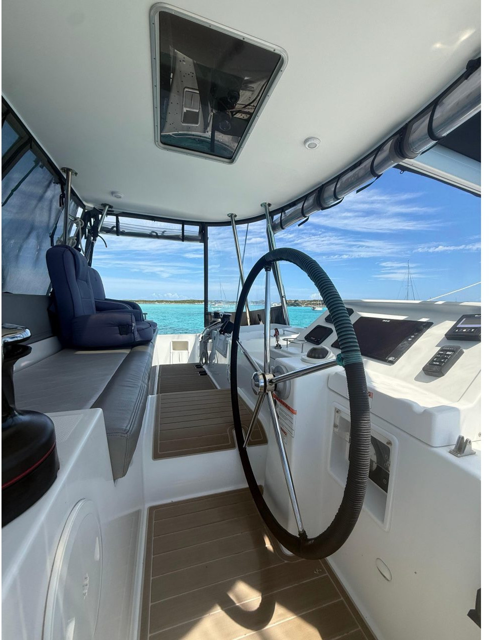 helm, Lagoon 450, catamaran for sale
