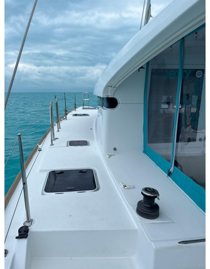 deck, Lagoon 39, catamaran for sale