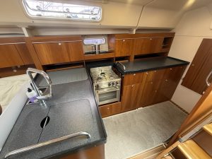 interior, Hanse 415, sailboat for sale