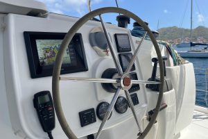 helm, FP 41 Lipari, catamaran for sale