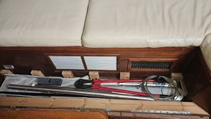 salon, Irwin 54, sailboat for sale