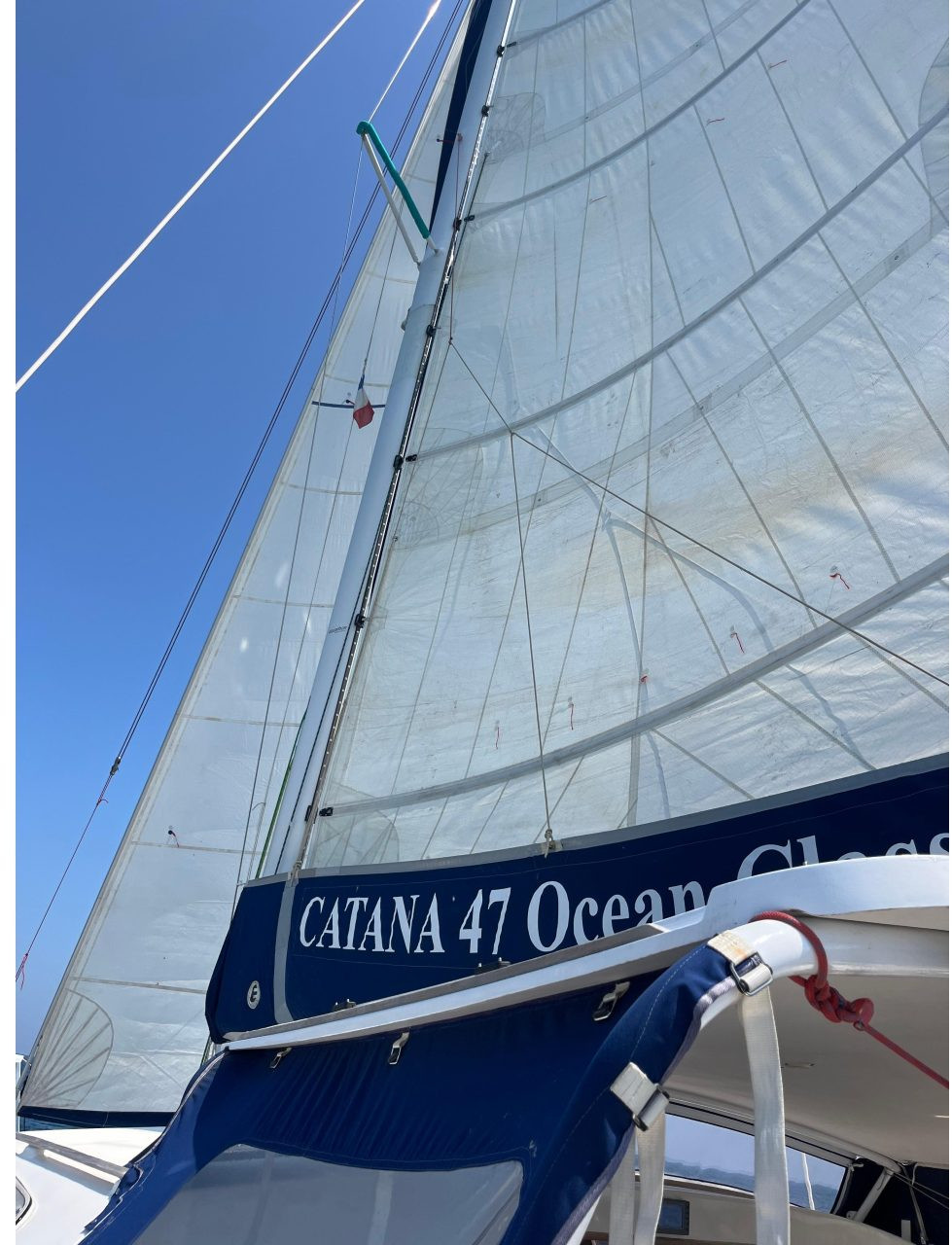 underway, Catana 471, catamaran for sale