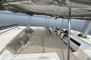 helm, Lagoon 46, catamaran for sale