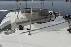 helm, Lagoon 46, catamaran for sale
