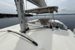 helm, Lagoon 46, catamaran for sale