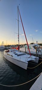 exterior, Gemini 105, catamaran for sale