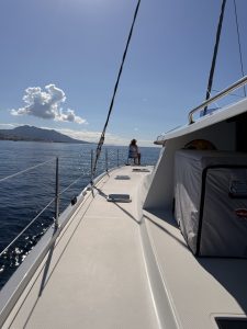 deck, FP 44 Helia, catamaran for sale